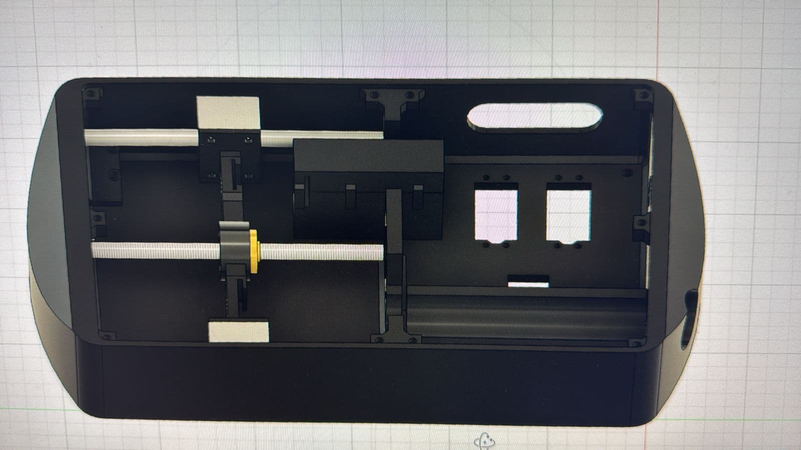 Exchange blood transfusion machine internal prototype view