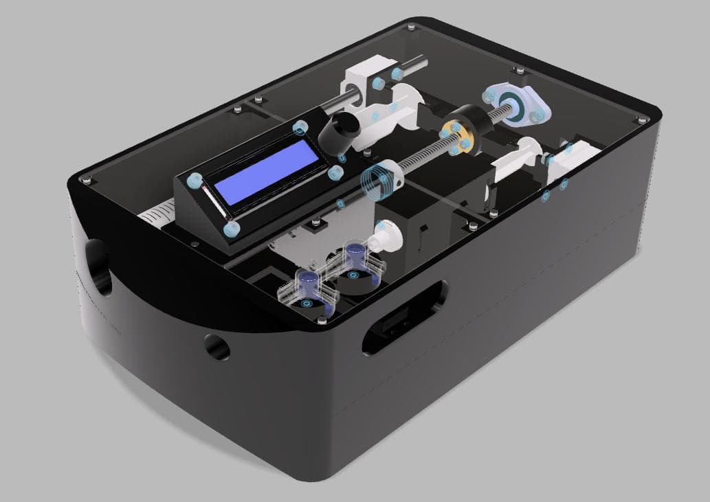 Exchange blood transfusion machine assembly detail