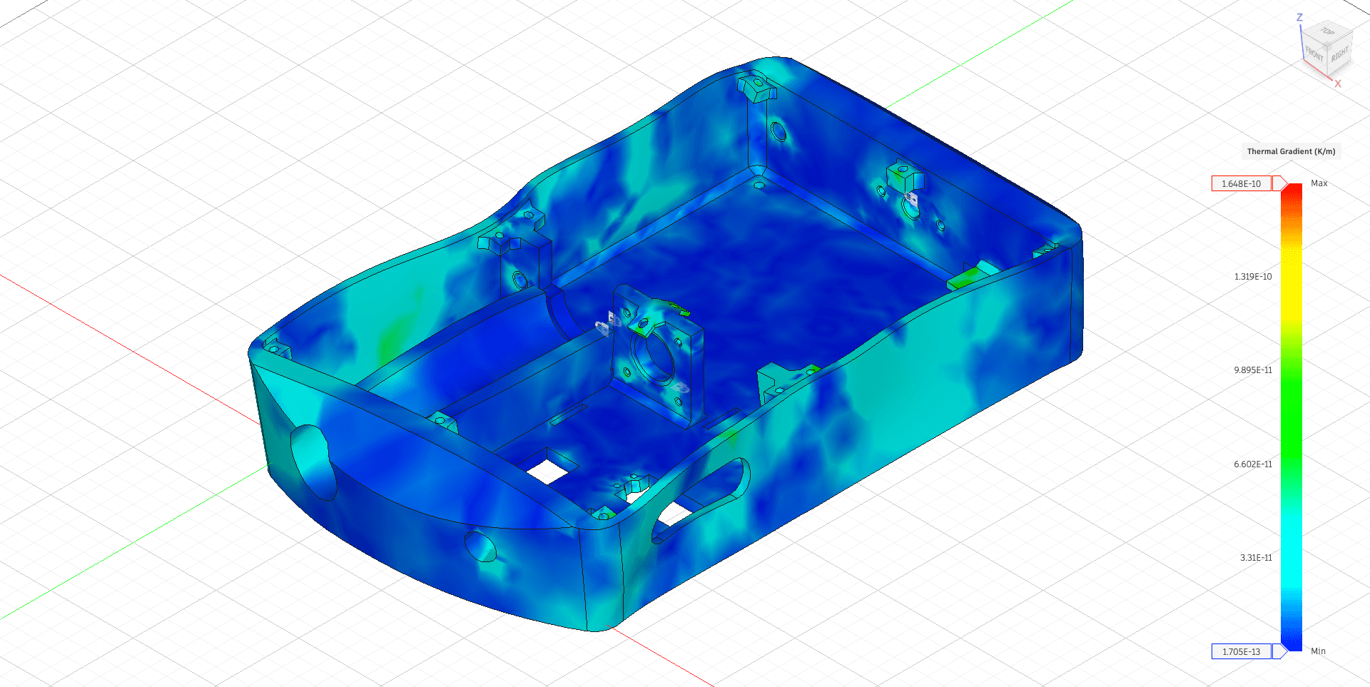 Thermal Stress Study simulation preview